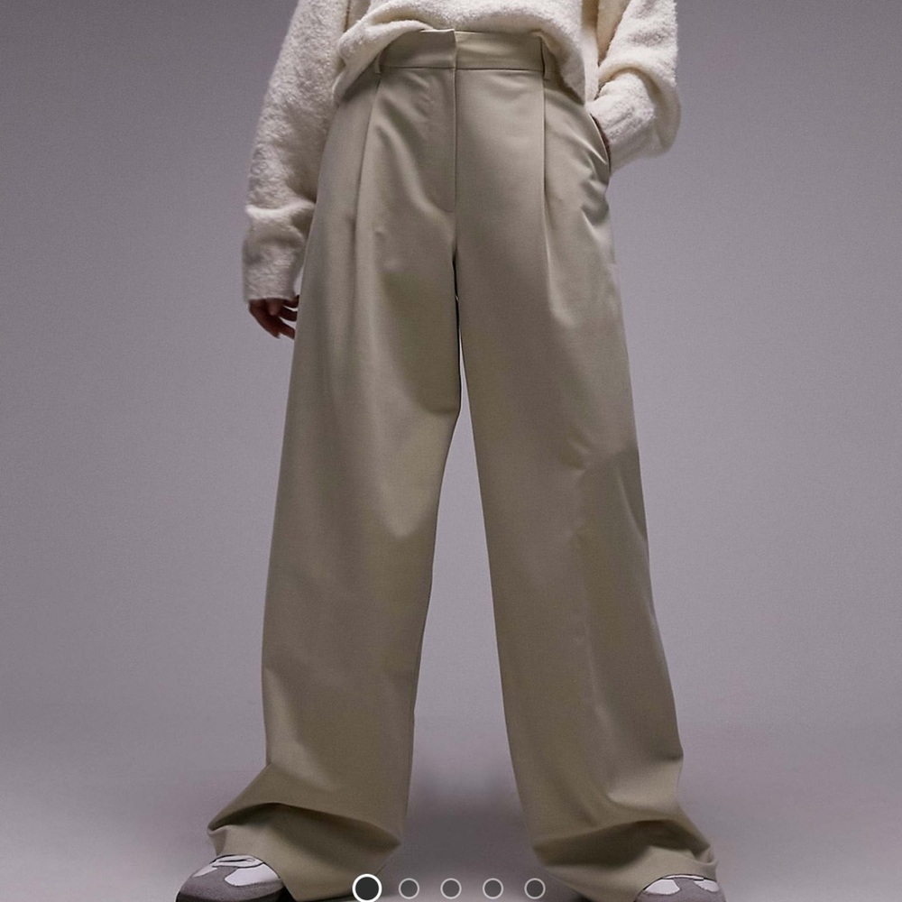 topshop menswear Stylish Wide-Leg Pants